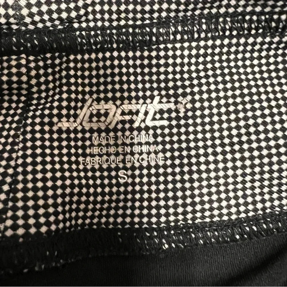 Jofit Skirt Skor Tennis Athletic Plaid Checkered Size Small Black S - Picture 3 of 6